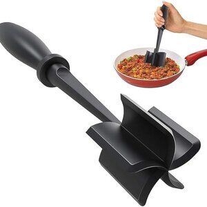 Meat Chopper, Heat Resistant Meat Masher for Ground Beef, Hamburger Meat,